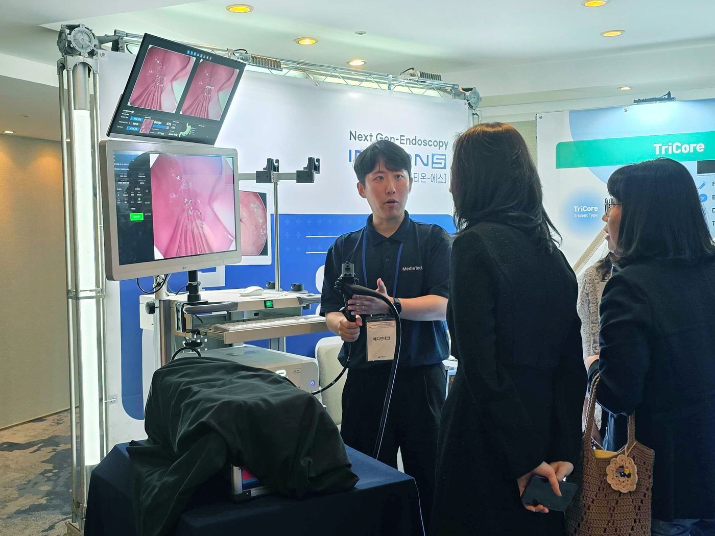 메디인테크 AI 로봇내시경, 대한췌장담도학회서 임상 성과 소개. (메디인테크 제공) 