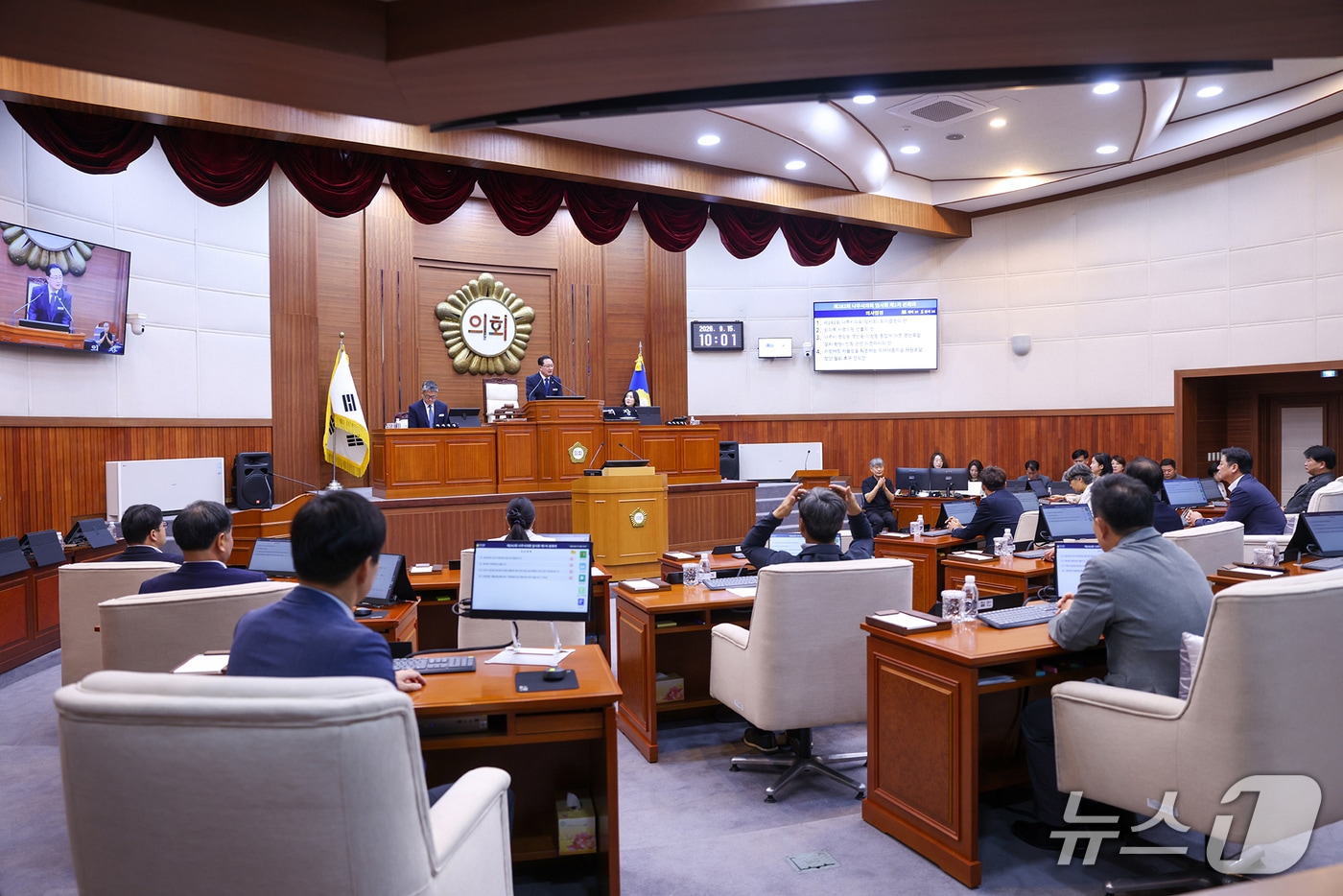 15일 열린 나주시의회 임시회.(나주시의회 제공, 재배포 및 DB 금지)2026.9.15 /뉴스1