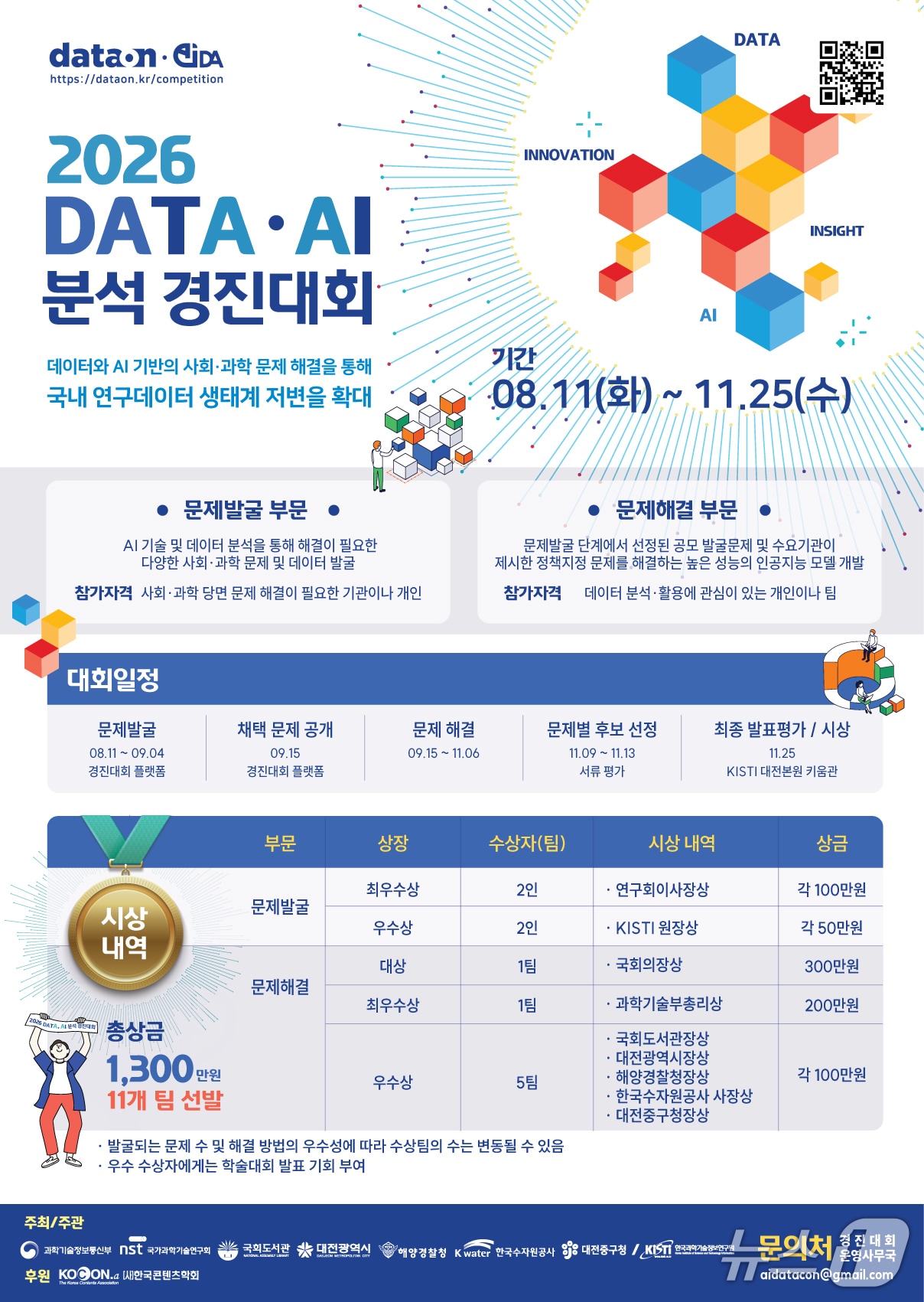 2026 DATA·AI 분석 경진대회 포스터(KISTI 제공) /뉴스1