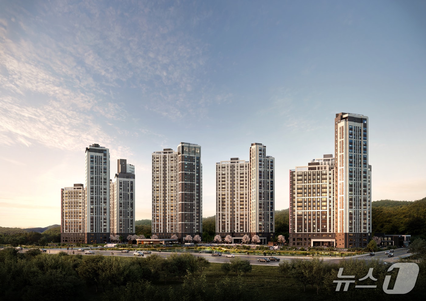 '진주 판문지구 레이크써밋 웰가' 18일 견본주택 개관 - 뉴스1