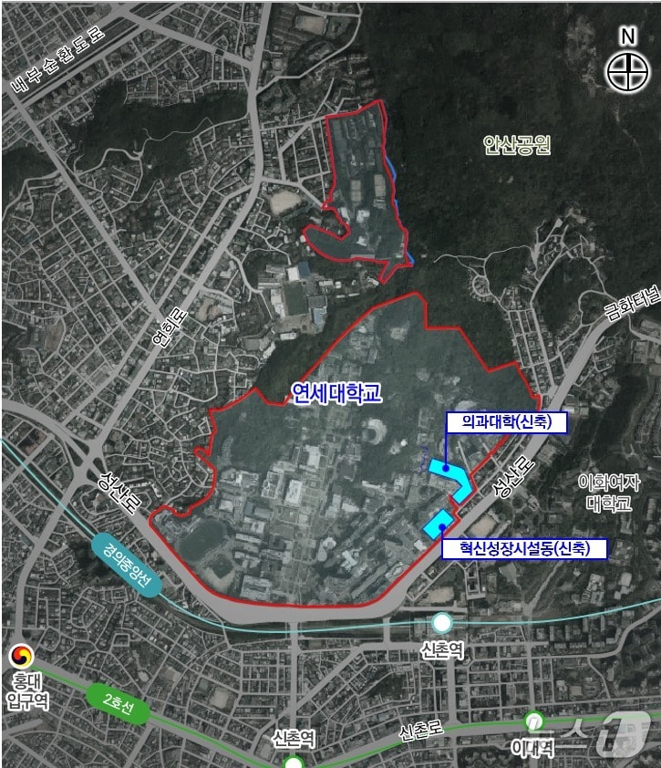 연세대 혁신성장시설동·의과대학 신축안 서울시 도시계획위 통과