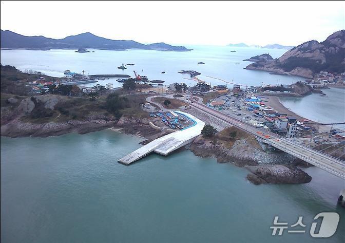 전북 군산시 옥도면 장자도 선착장.(군산시 제공. 재판매 및 DB 금지)