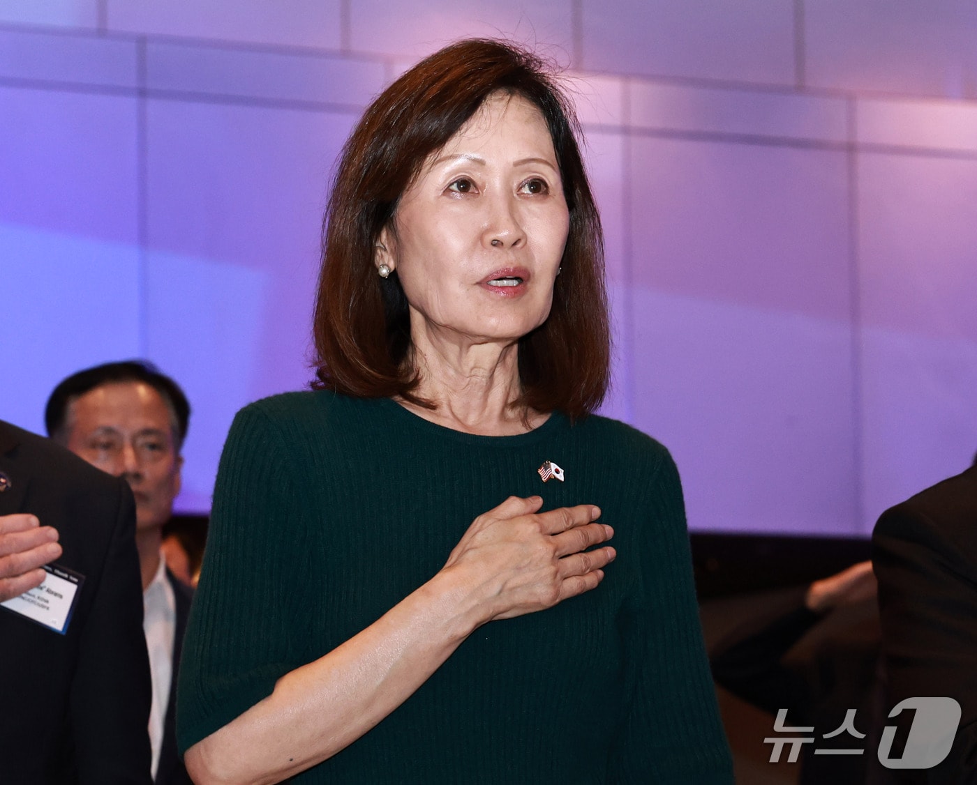 미셸 스틸 주한미국대사, 여야 대표 초청 관저 만찬
