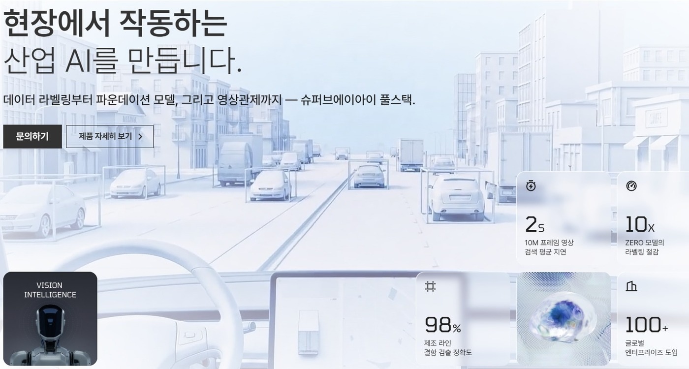 '로봇 눈'의 진화...슈퍼브AI, 'K-엑사원 데이터 공장' 가동 - 뉴스 썸네일 이미지