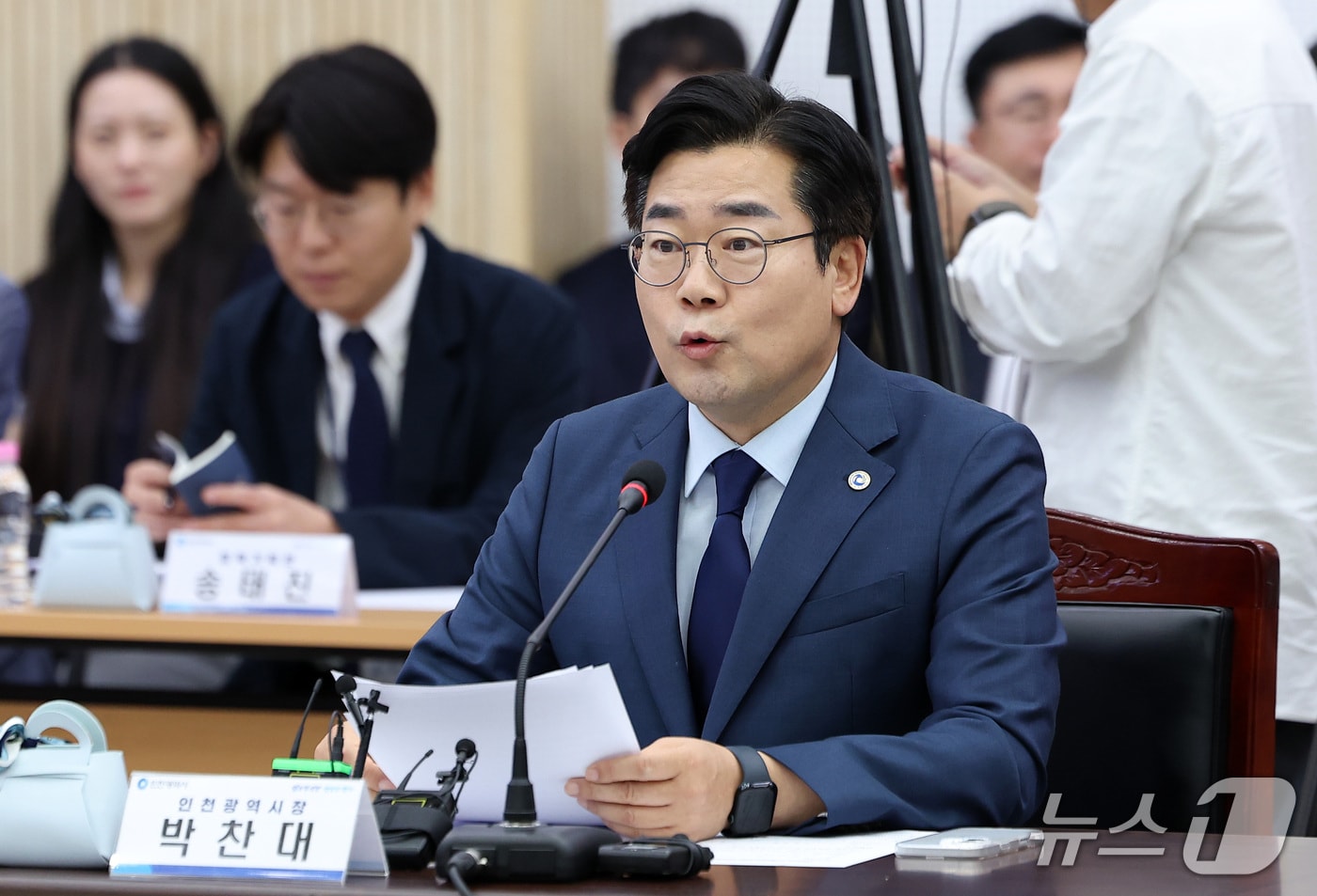 박찬대 인천시장. 2026.9.22 ⓒ 뉴스1 김성진 기자