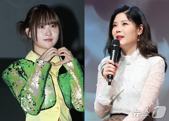 김다현(왼쪽)과 린 ⓒ 뉴스1 DB