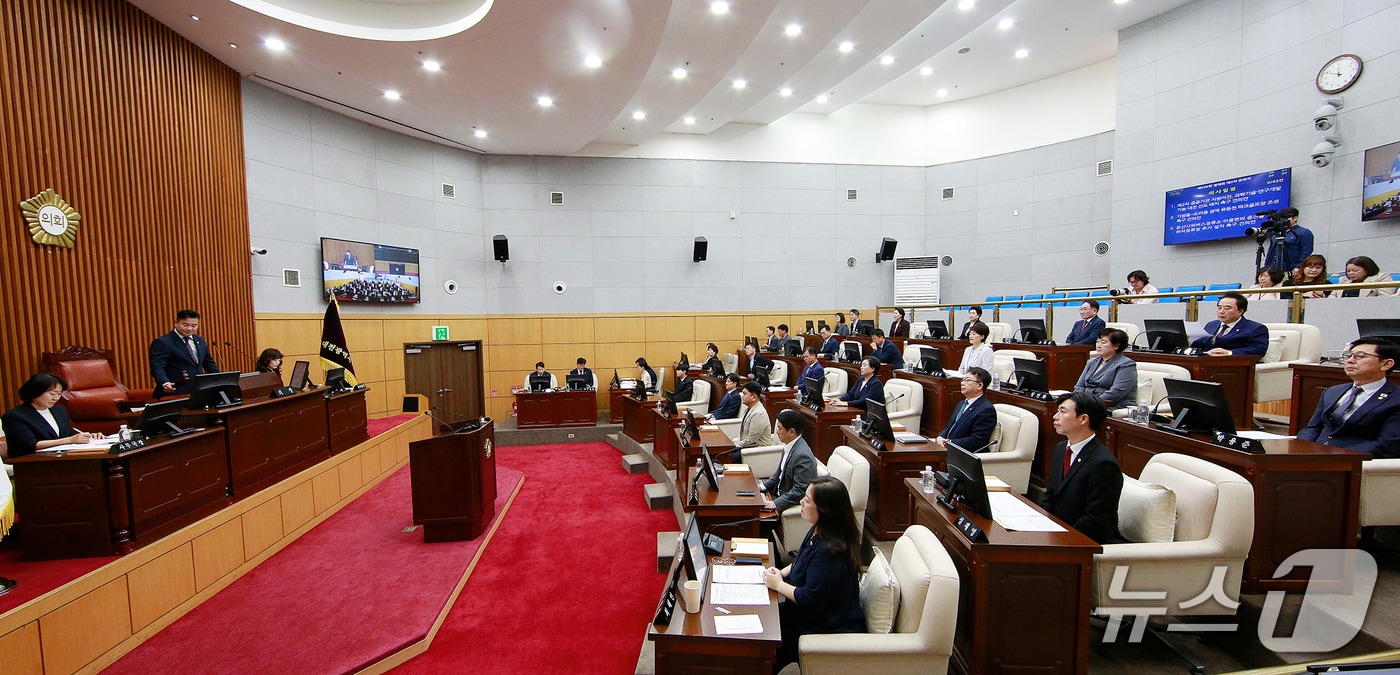 대전 서구의회 본회의 모습.(대전 서구의회 제공. 재판매 및 DB 금지)