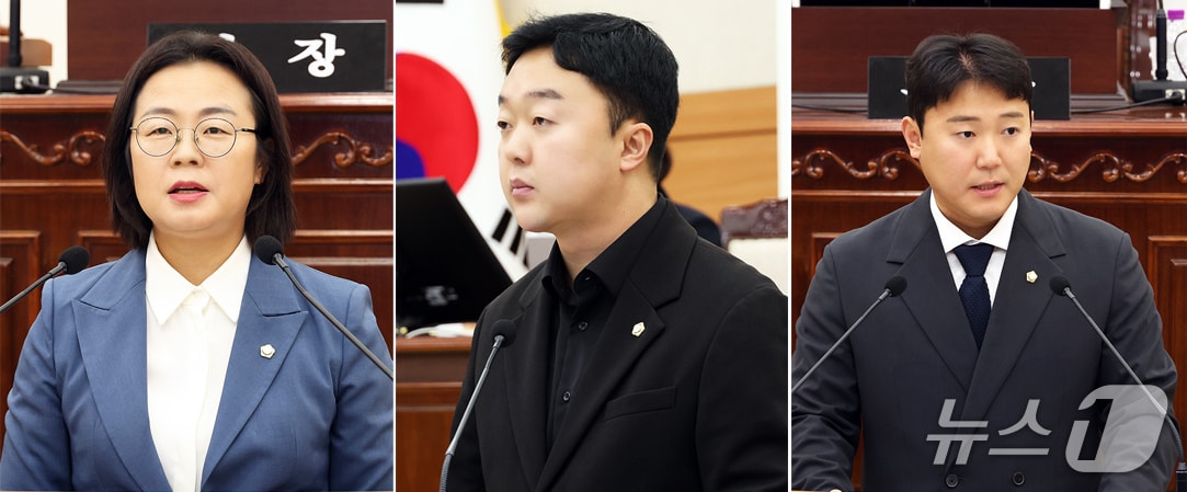 유성구의회 김은진, 박석연, 박정수 의원 (유성구의회 제공. 재판매 및 DB 금지)