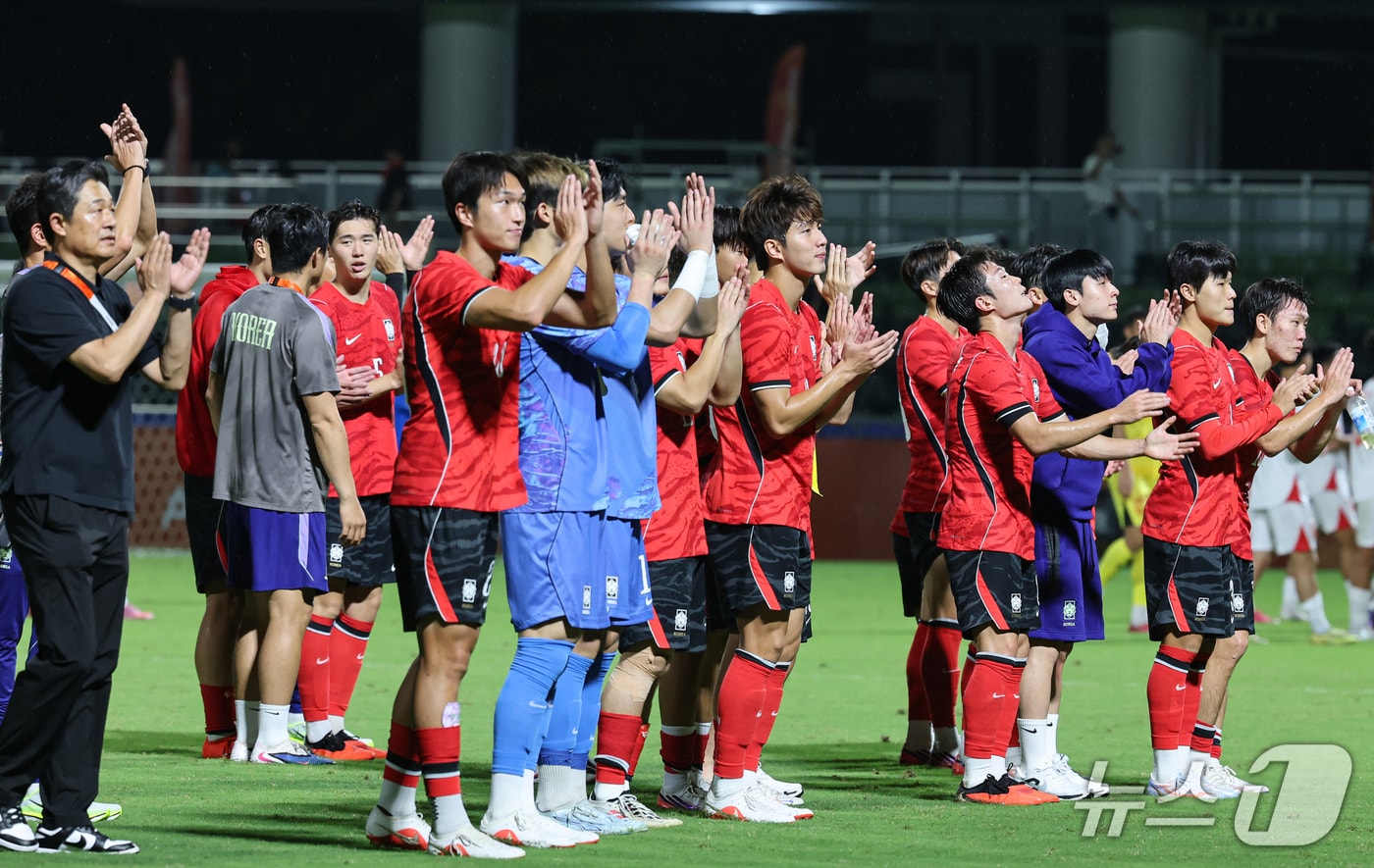 이민성호, 아시안게임 4강서 중국과 결승행 격돌