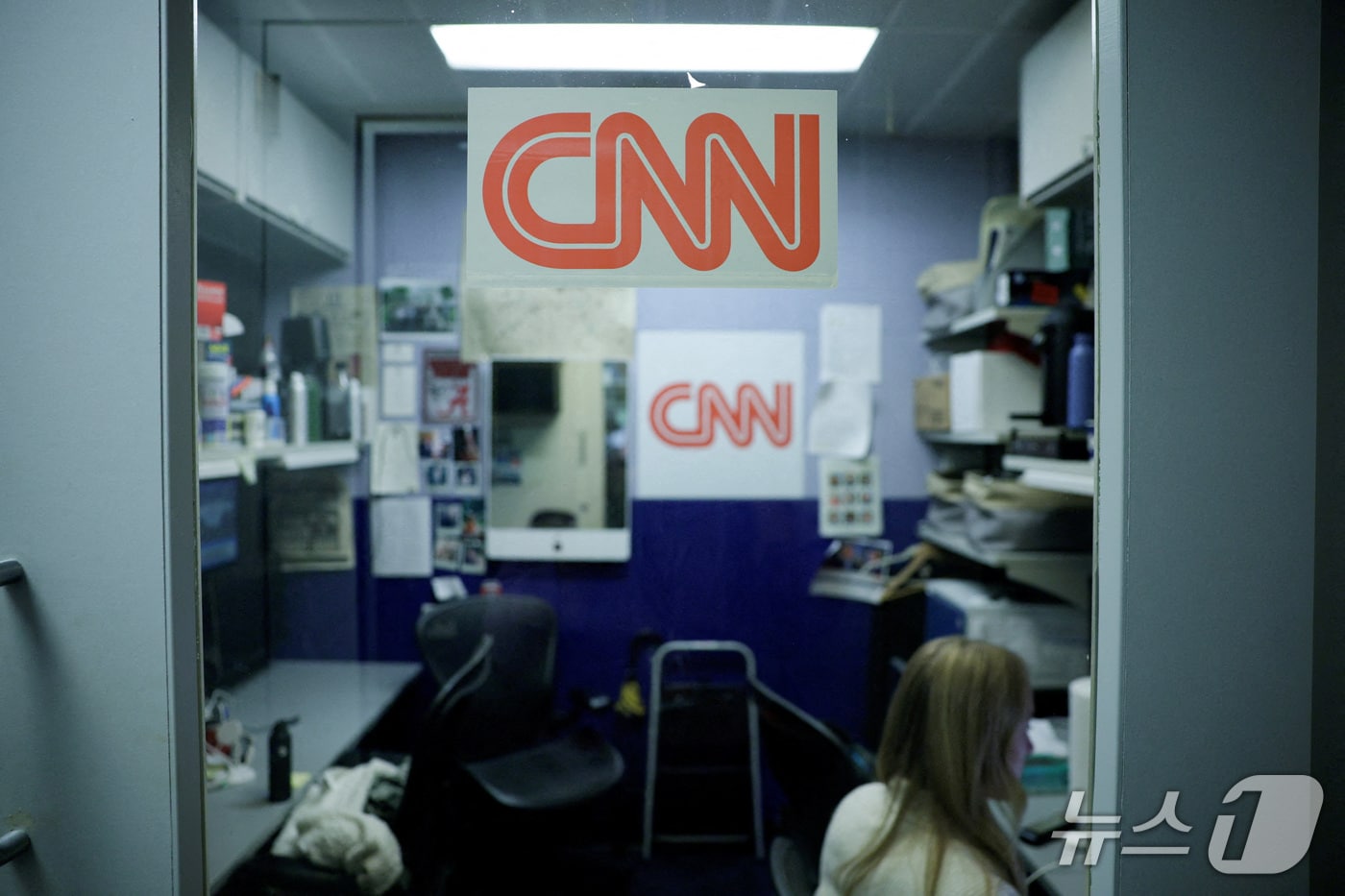 도널드 트럼프 미국 대통령이 워싱턴 DC 백악관에서 CNN, MS나우, 폴리티코의 백악관 출입을 금지한다고 발표한 뒤 백악관 내 CNN 부스 모습. 2026.09.18. ⓒ 로이터=뉴스1