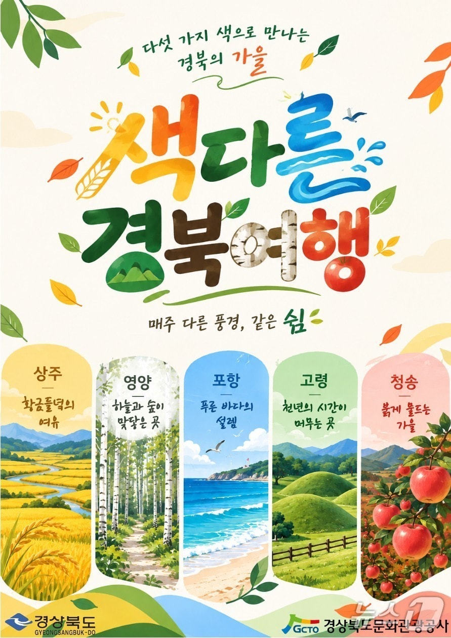 색다른 경북여행 포스터.(경북도 문화관광공사 제공, 재판매 및 DB 금지)