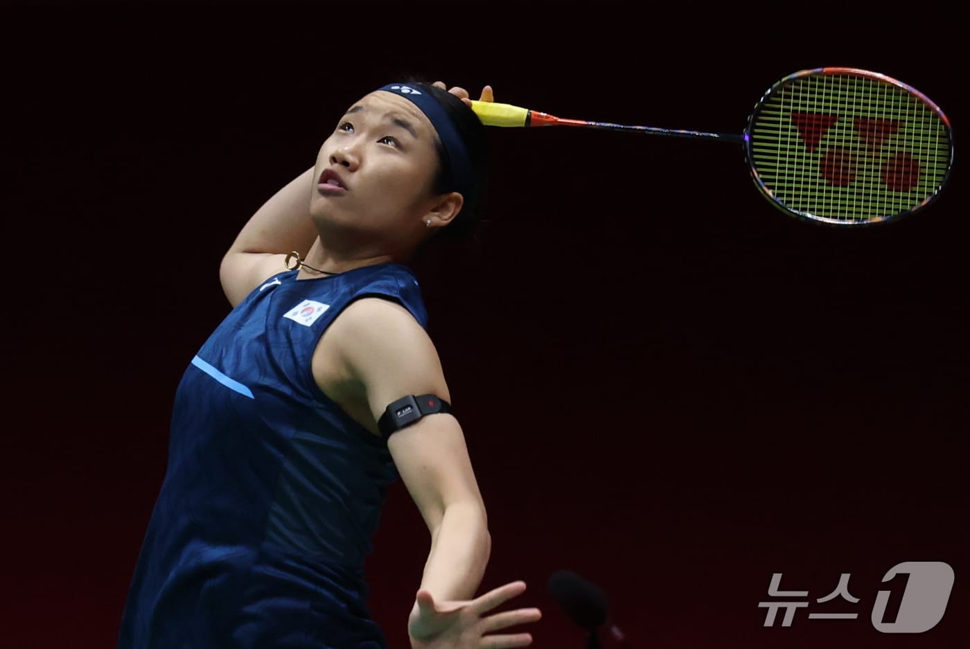 대한민국 안세영이 29일 일본 이치노미야 시립체육관에서 열린 2026 아이치·나고야 아시안게임 배드민턴 여자 단식 결승전에서 일본의 야마구치 아카네와 맞대결을 펼치고 있다. 2026.9.29 ⓒ 뉴스1 안은나 기자