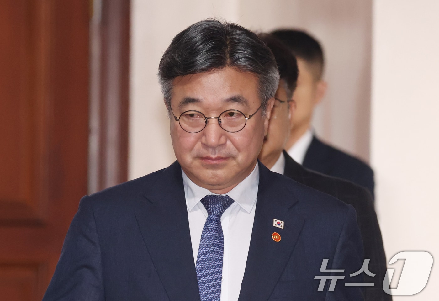 윤호중 행정안전부 장관이 3일 오전 서울 종로구 세종대로 정부서울청사에서 열린 국가정책조정회의에 참석하고 있다. 2026.9.3 ⓒ 뉴스1 김명섭 기자