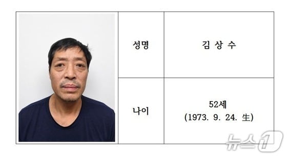 전 연인을 보복 살해한 김상수. (경기남부경찰청 홈페이지 캡처)