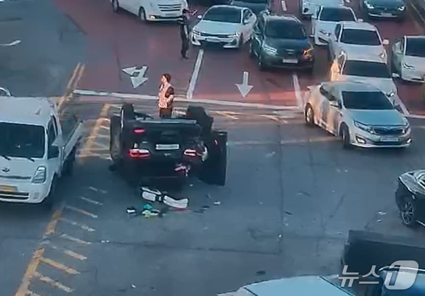 교통사고 현장 CCTV/뉴스1