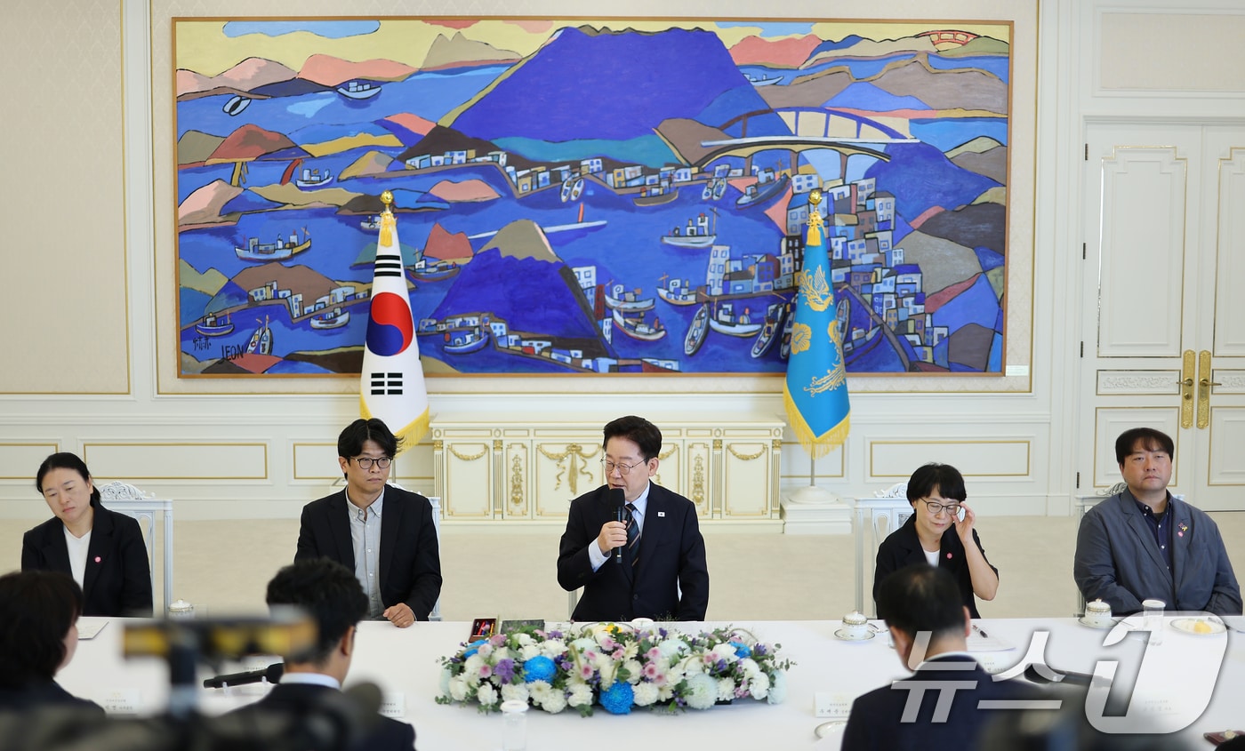 이재명 대통령이 4일 청와대에서 열린 시민사회 초청 간담회에서 발언하고 있다. 2026.9.4 ⓒ 뉴스1 허경 기자