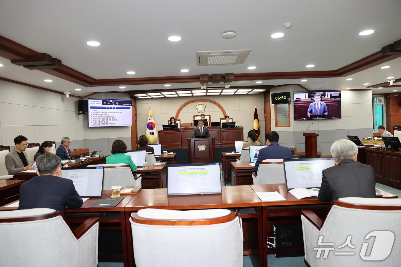 7일 전북 진안군의회가 제1차 정례회를 개회하고 있다.(진안군제공, 재판매 및 DB금지)2026.9.7/뉴스1