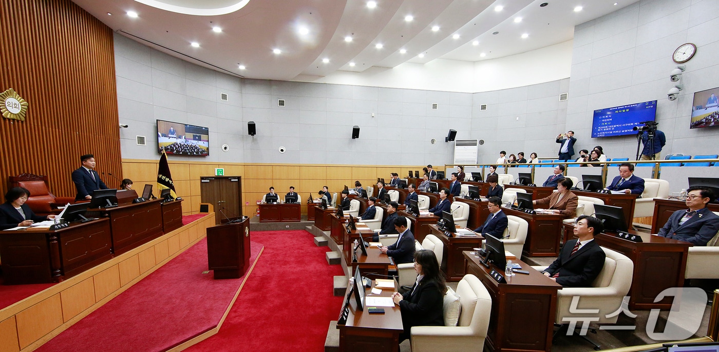 대전 서구의회 정례회 모습.(서구의회 제공. 재판매 및 DB금지)