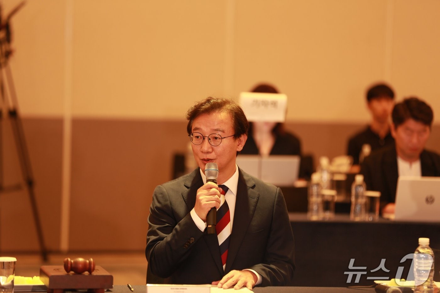 전재수 부산시장이 8일 오후 웨스틴조선부산에서 열린 '제4회 부울경 정책협의회'에서 인사말을 하고 있다. 2026.9.8뉴스1 ⓒ News1 임순택 기자