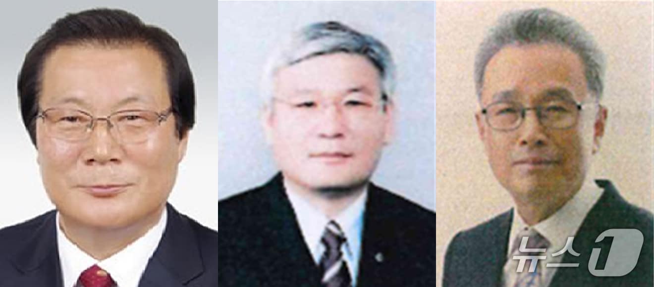 제35회 울주군민상에 선정된 허령(왼쪽부터), 성상근, 정영기 씨. (울주군 제공. 재판매 및 DB 금지) /뉴스1