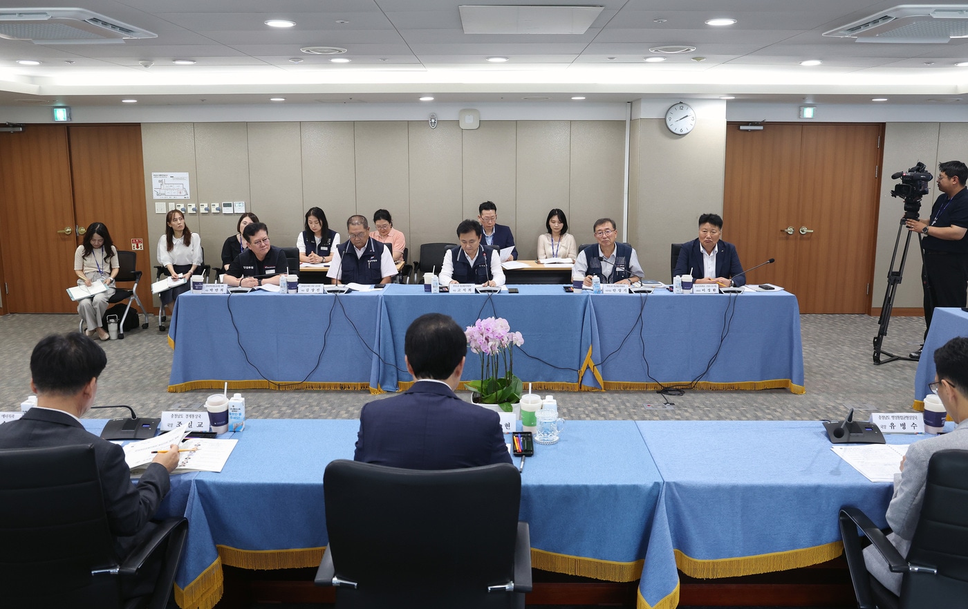 '발전공기업 통합 본사 충남 유치 업무협약' 체결식 모습.(충도 제공. 재판매 및 DB금지)/뉴스1
